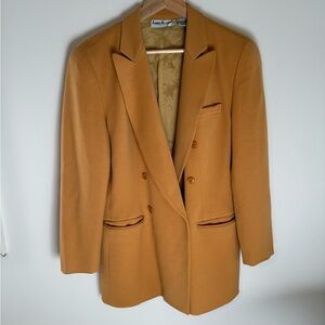 Anne Klein Professional Camel Button-Front‎ Blazer